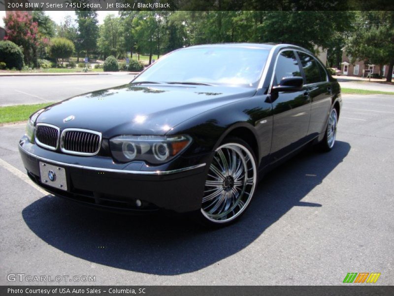 Jet Black / Black/Black 2004 BMW 7 Series 745Li Sedan