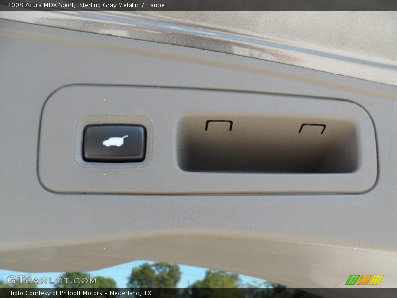 Sterling Gray Metallic / Taupe 2008 Acura MDX Sport
