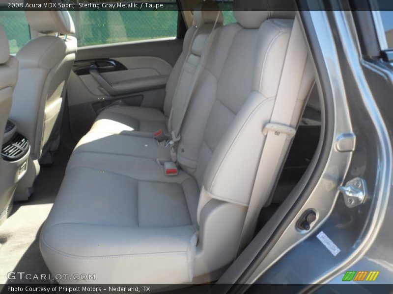 Sterling Gray Metallic / Taupe 2008 Acura MDX Sport