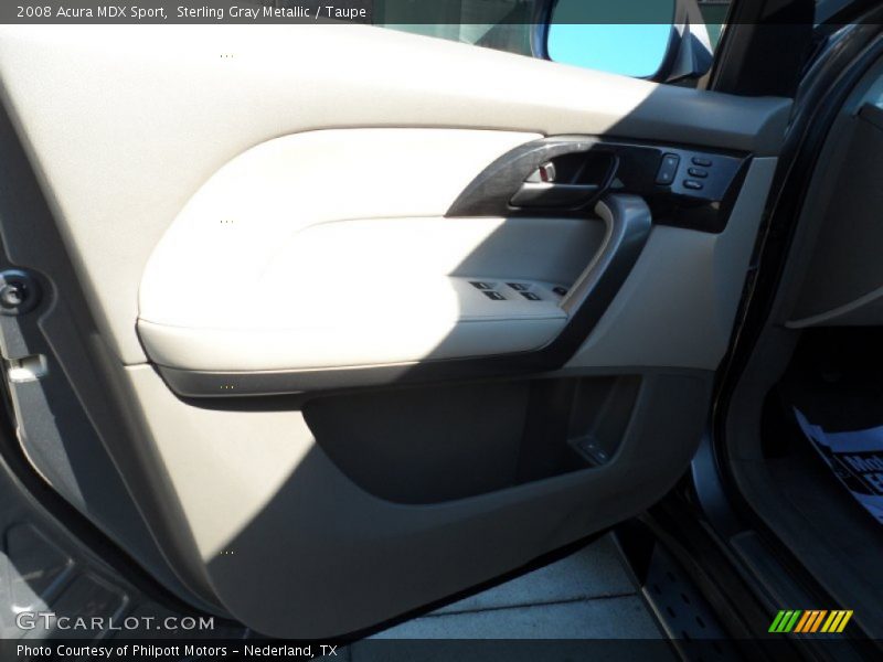 Sterling Gray Metallic / Taupe 2008 Acura MDX Sport