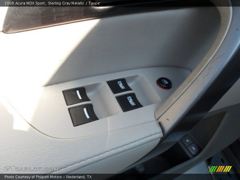 Sterling Gray Metallic / Taupe 2008 Acura MDX Sport