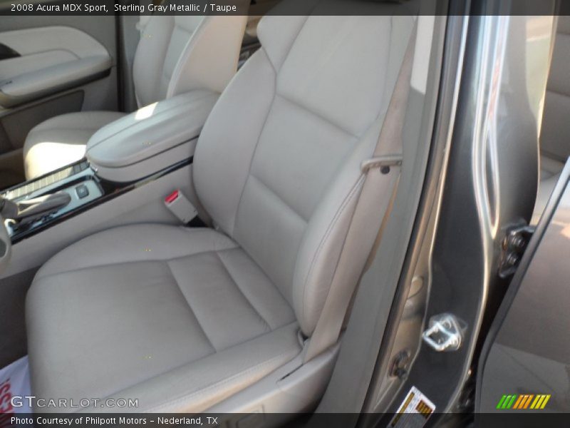 Sterling Gray Metallic / Taupe 2008 Acura MDX Sport