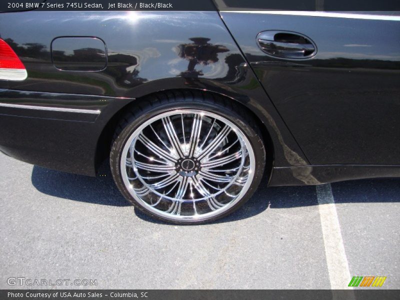 Jet Black / Black/Black 2004 BMW 7 Series 745Li Sedan