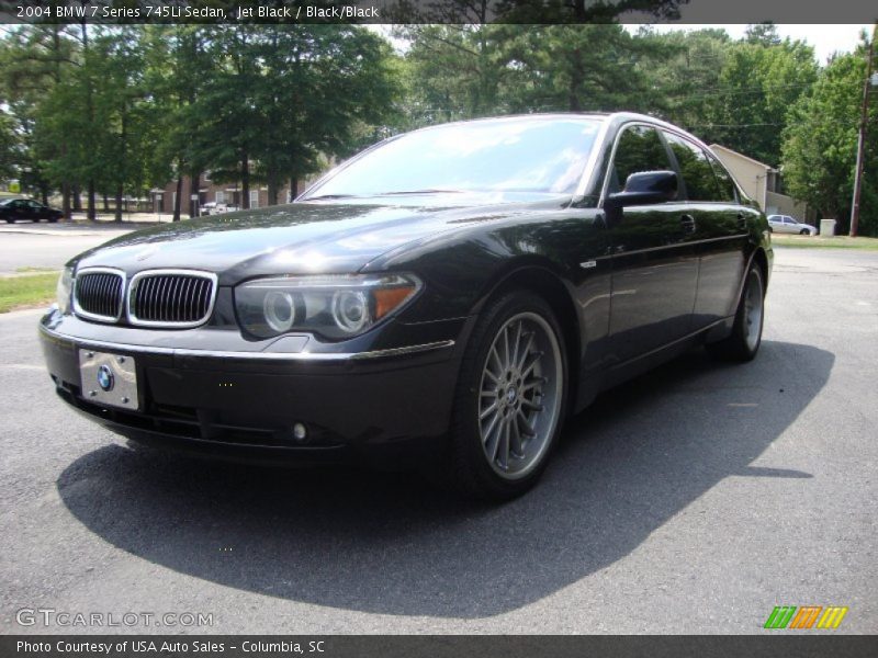 Jet Black / Black/Black 2004 BMW 7 Series 745Li Sedan