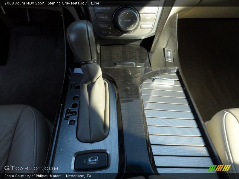 Sterling Gray Metallic / Taupe 2008 Acura MDX Sport