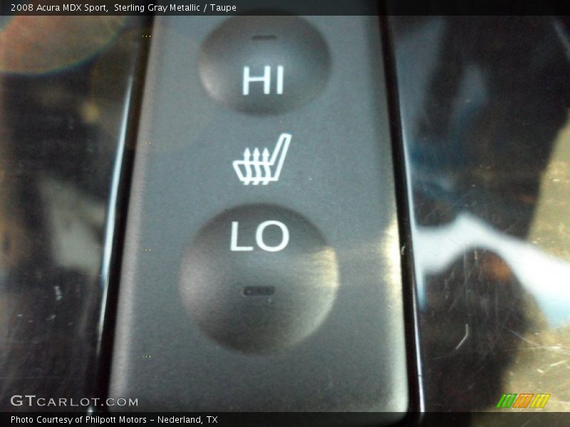 Sterling Gray Metallic / Taupe 2008 Acura MDX Sport