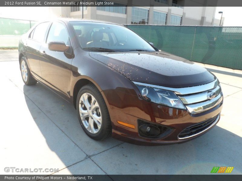Cinnamon Metallic / Medium Light Stone 2012 Ford Fusion SE