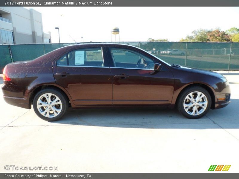 Cinnamon Metallic / Medium Light Stone 2012 Ford Fusion SE