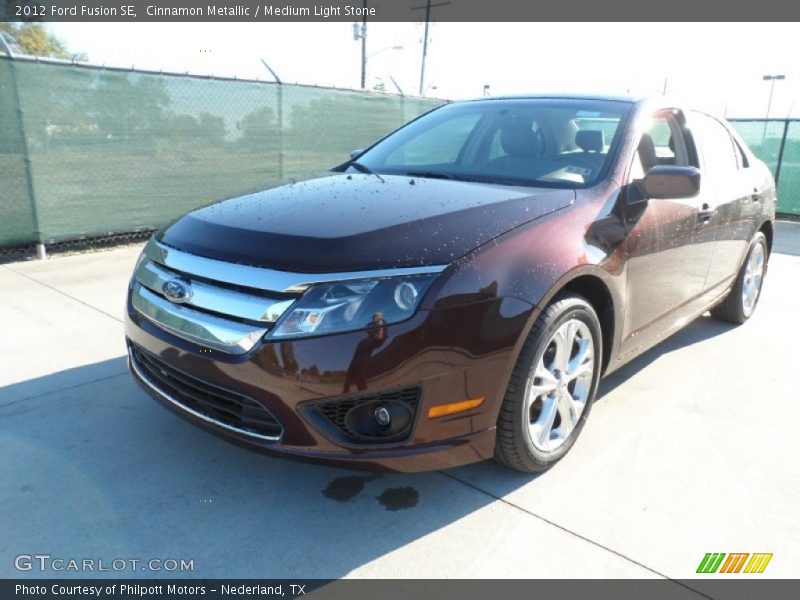 Cinnamon Metallic / Medium Light Stone 2012 Ford Fusion SE