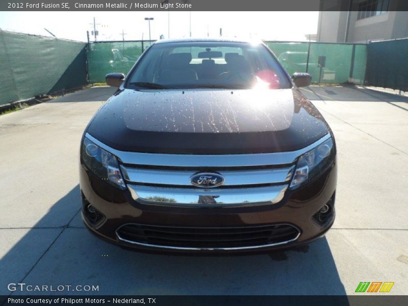 Cinnamon Metallic / Medium Light Stone 2012 Ford Fusion SE