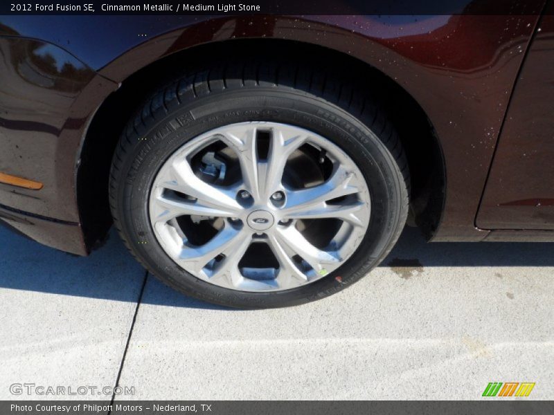 Cinnamon Metallic / Medium Light Stone 2012 Ford Fusion SE
