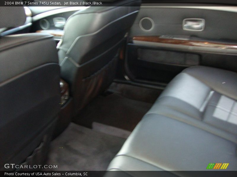 Jet Black / Black/Black 2004 BMW 7 Series 745Li Sedan