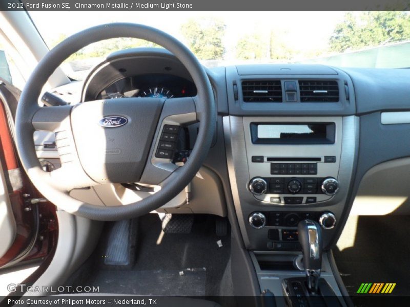 Cinnamon Metallic / Medium Light Stone 2012 Ford Fusion SE