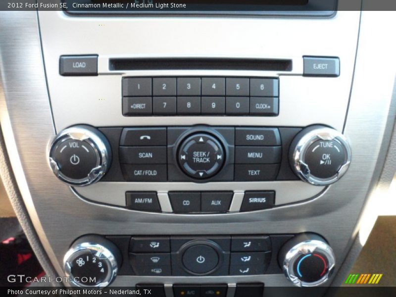 Cinnamon Metallic / Medium Light Stone 2012 Ford Fusion SE