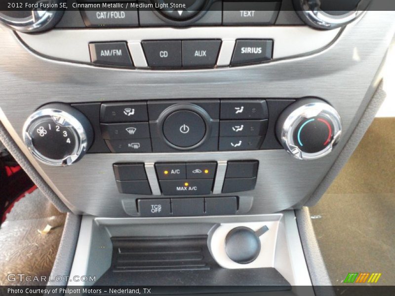 Cinnamon Metallic / Medium Light Stone 2012 Ford Fusion SE