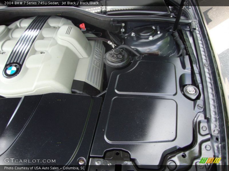 Jet Black / Black/Black 2004 BMW 7 Series 745Li Sedan
