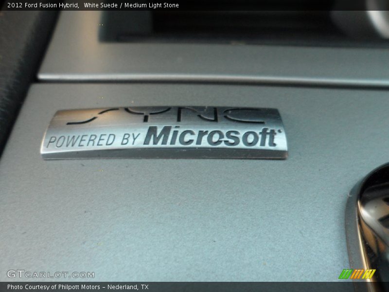 White Suede / Medium Light Stone 2012 Ford Fusion Hybrid