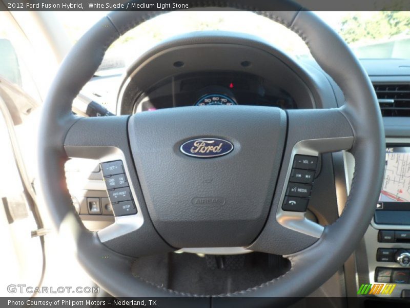  2012 Fusion Hybrid Steering Wheel