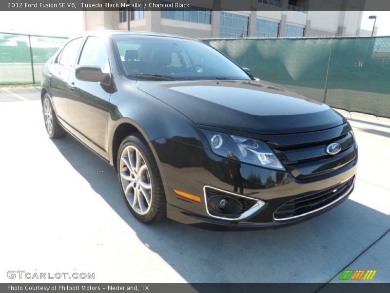 Tuxedo Black Metallic / Charcoal Black 2012 Ford Fusion SE V6