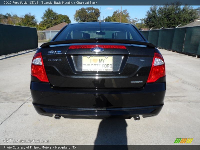 Tuxedo Black Metallic / Charcoal Black 2012 Ford Fusion SE V6