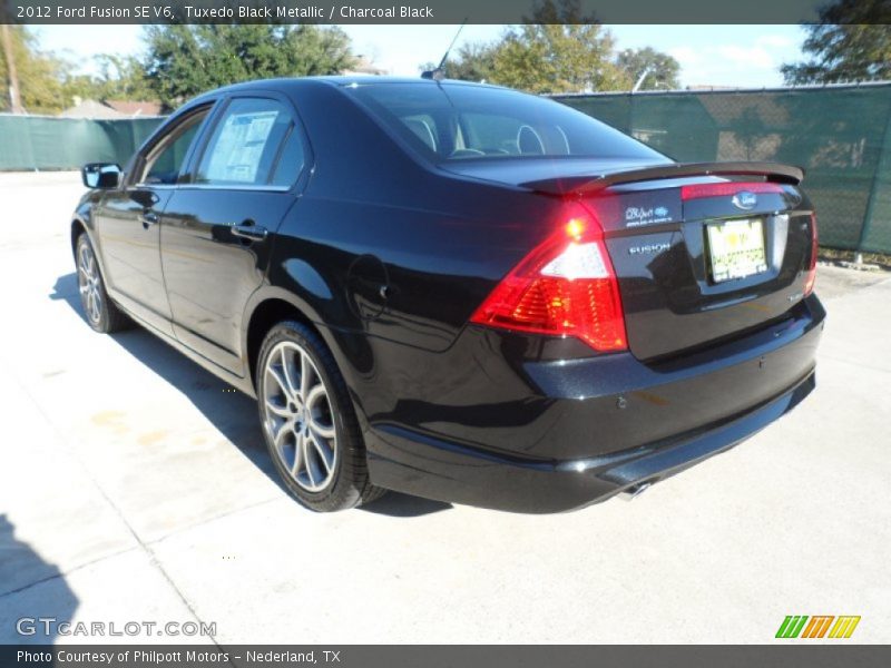 Tuxedo Black Metallic / Charcoal Black 2012 Ford Fusion SE V6