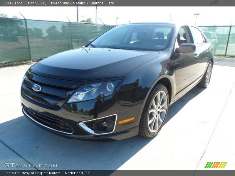 Tuxedo Black Metallic / Charcoal Black 2012 Ford Fusion SE V6
