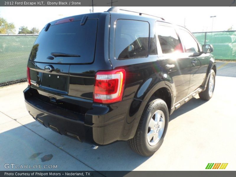 Ebony Black / Stone 2012 Ford Escape XLT