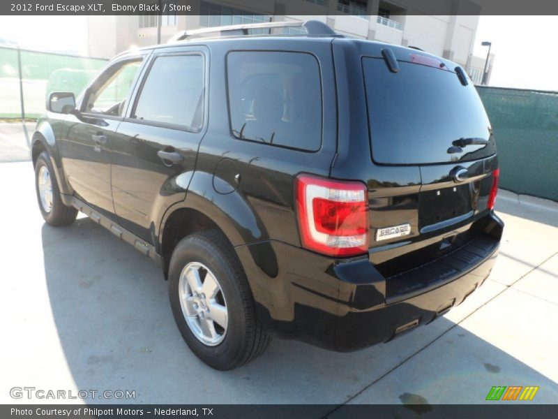 Ebony Black / Stone 2012 Ford Escape XLT