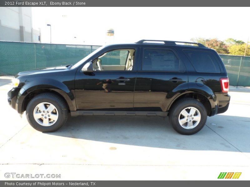 Ebony Black / Stone 2012 Ford Escape XLT