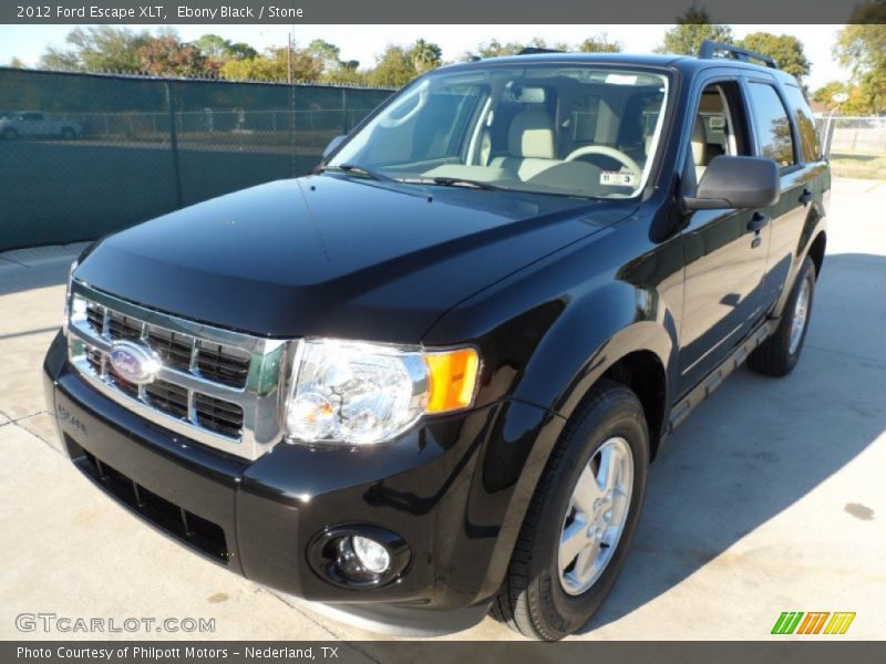 Ebony Black / Stone 2012 Ford Escape XLT