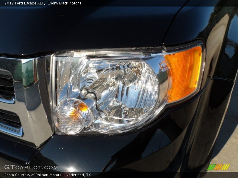 Ebony Black / Stone 2012 Ford Escape XLT