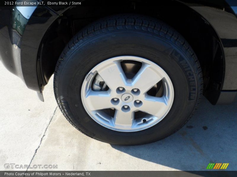 Ebony Black / Stone 2012 Ford Escape XLT