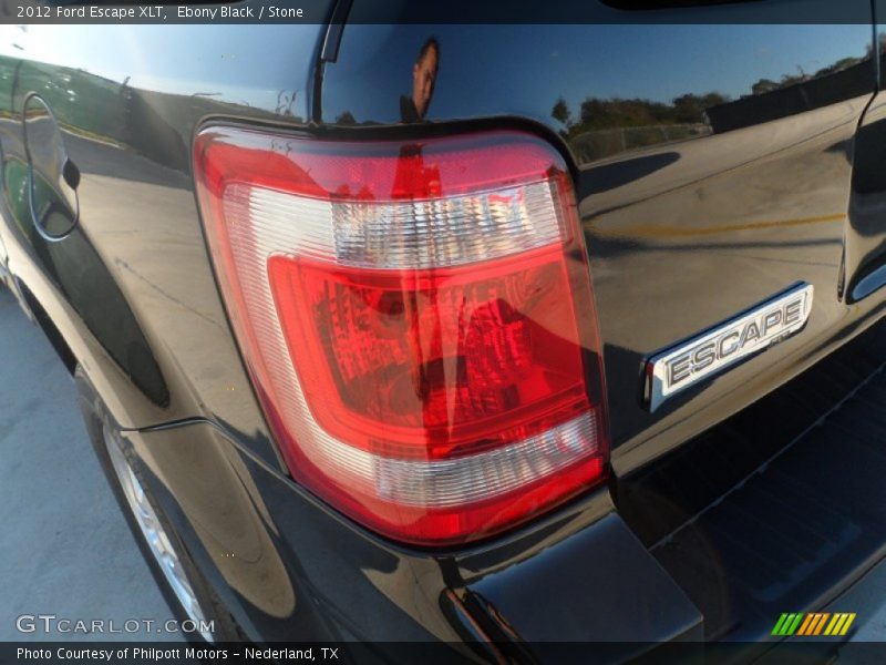 Ebony Black / Stone 2012 Ford Escape XLT
