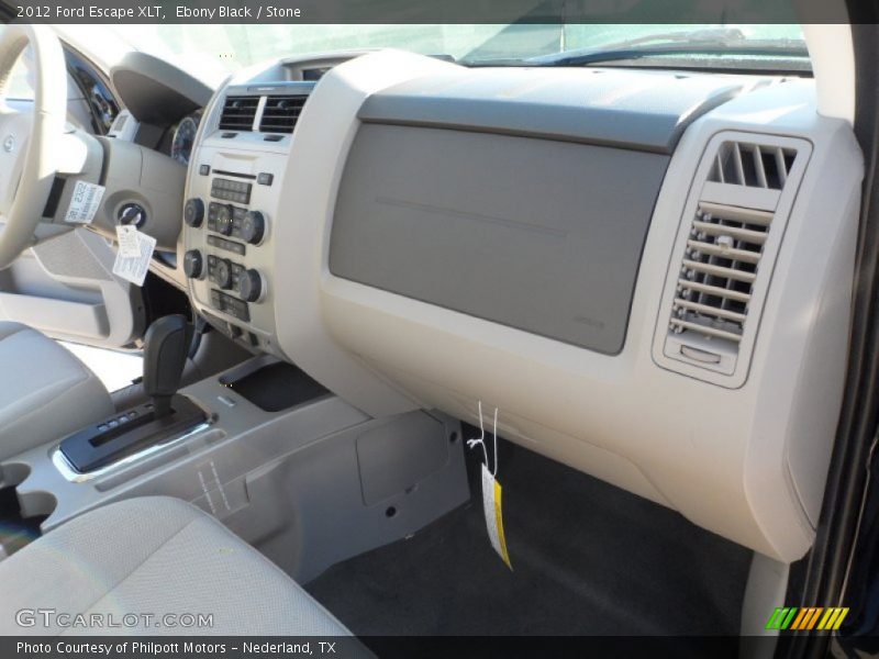 Ebony Black / Stone 2012 Ford Escape XLT