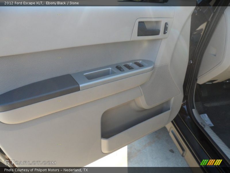 Ebony Black / Stone 2012 Ford Escape XLT