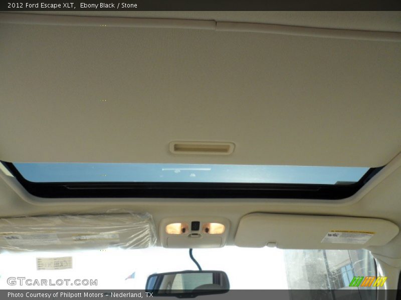 Ebony Black / Stone 2012 Ford Escape XLT
