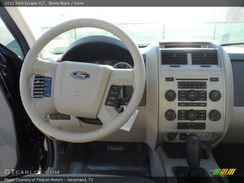 Ebony Black / Stone 2012 Ford Escape XLT