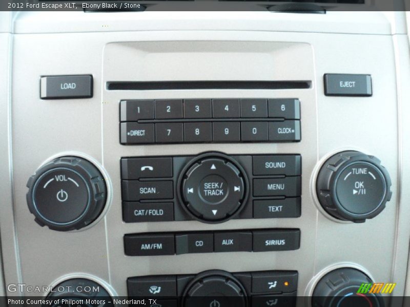 Ebony Black / Stone 2012 Ford Escape XLT