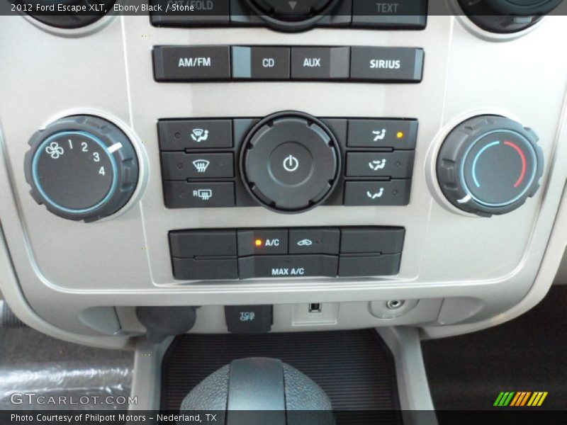 Ebony Black / Stone 2012 Ford Escape XLT