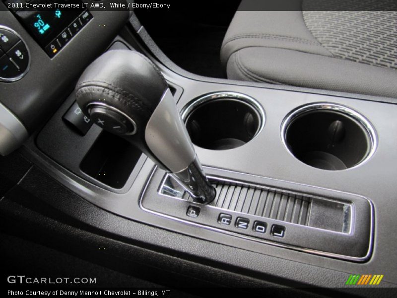 White / Ebony/Ebony 2011 Chevrolet Traverse LT AWD