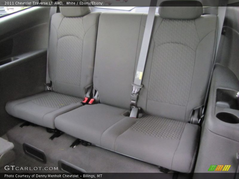 White / Ebony/Ebony 2011 Chevrolet Traverse LT AWD