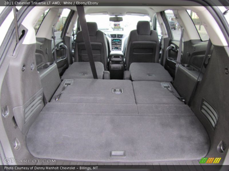 White / Ebony/Ebony 2011 Chevrolet Traverse LT AWD