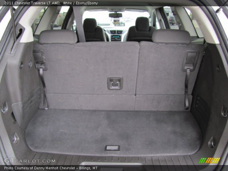 White / Ebony/Ebony 2011 Chevrolet Traverse LT AWD