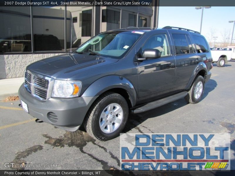 Steel Blue Metallic / Dark Slate Gray/Light Slate Gray 2007 Dodge Durango SXT 4x4