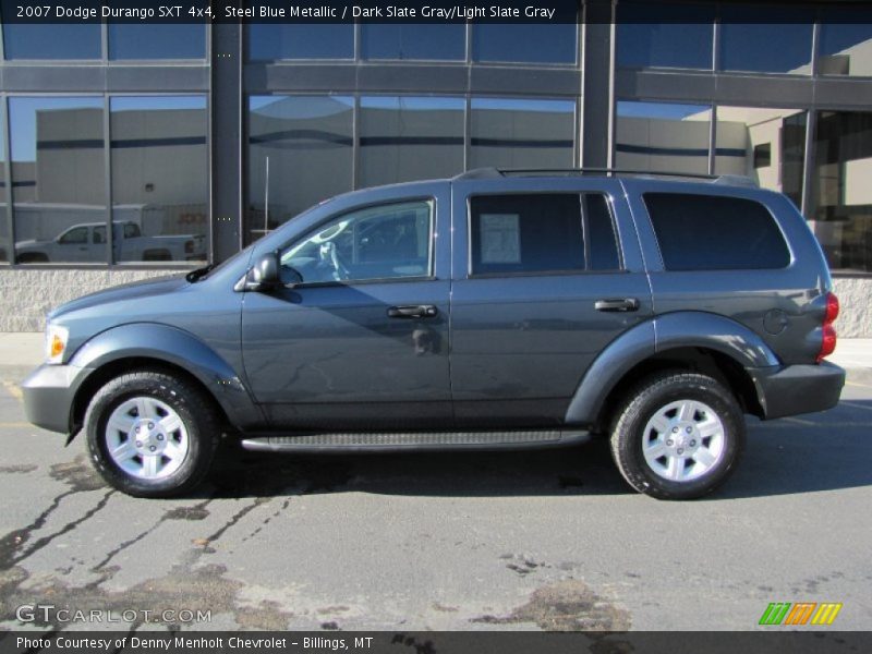 Steel Blue Metallic / Dark Slate Gray/Light Slate Gray 2007 Dodge Durango SXT 4x4