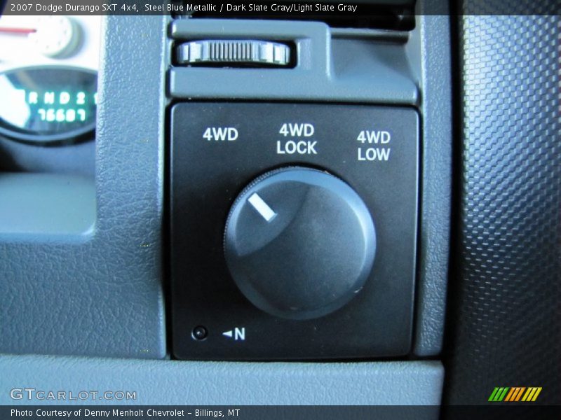 Controls of 2007 Durango SXT 4x4