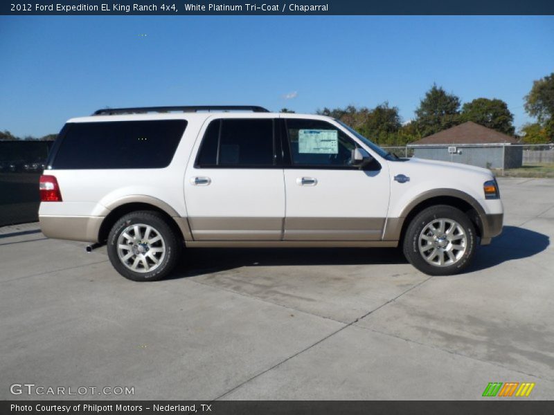  2012 Expedition EL King Ranch 4x4 White Platinum Tri-Coat