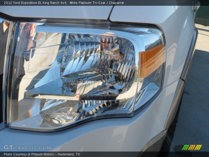 White Platinum Tri-Coat / Chaparral 2012 Ford Expedition EL King Ranch 4x4