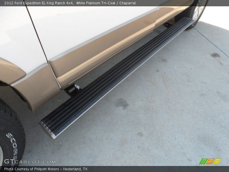 White Platinum Tri-Coat / Chaparral 2012 Ford Expedition EL King Ranch 4x4