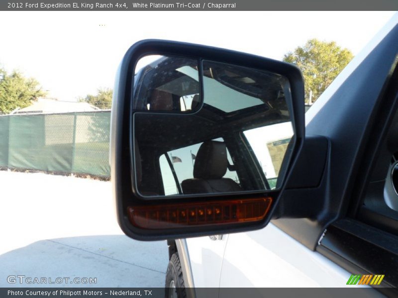 White Platinum Tri-Coat / Chaparral 2012 Ford Expedition EL King Ranch 4x4
